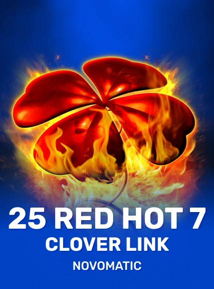 25 Red Hot 7 Clover Link game tile